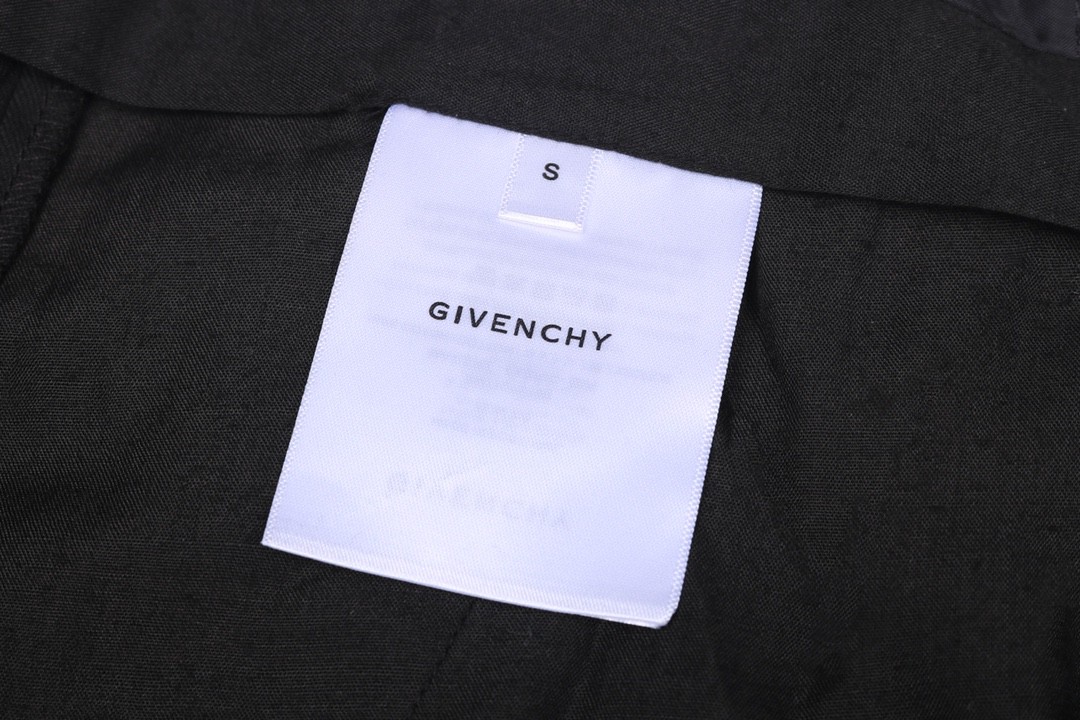 Givenchy 纪梵希 FW22 纯色U形锁扣直筒休闲裤 长裤 西裤 男款 黑色 BM512113MP-001