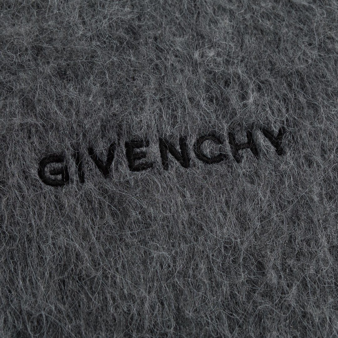 Givenchy 纪梵希 Chito 联名款 SS22 背面动物图案马海毛套头毛衣 长袖 秋冬款 灰色 BM90H04Y9D-069