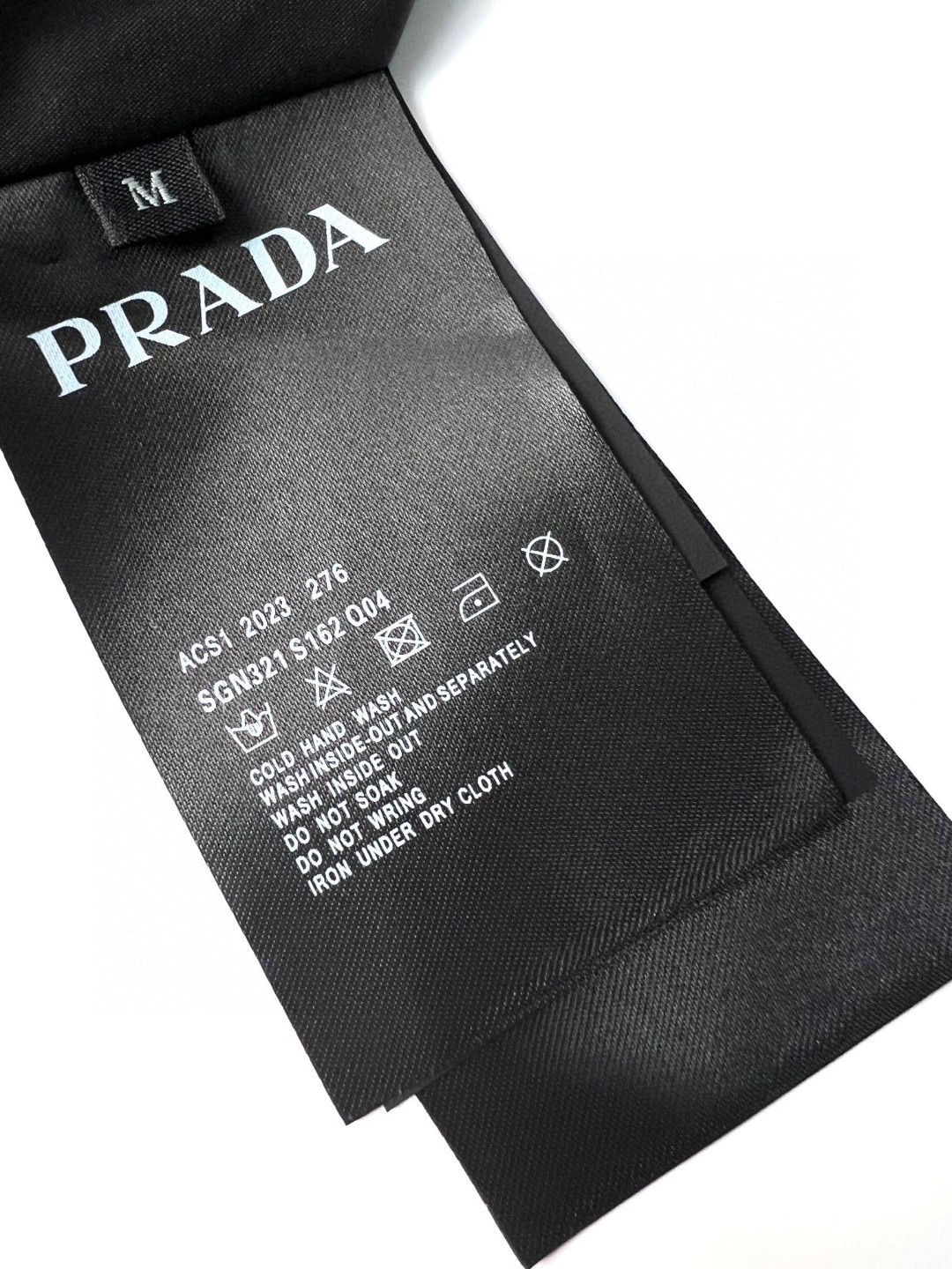 PRADA 普拉达 纯色Logo拉链休闲夹克 皮衣 外套 长袖 黑色 SGC182-1WQ8-F0002-S-231