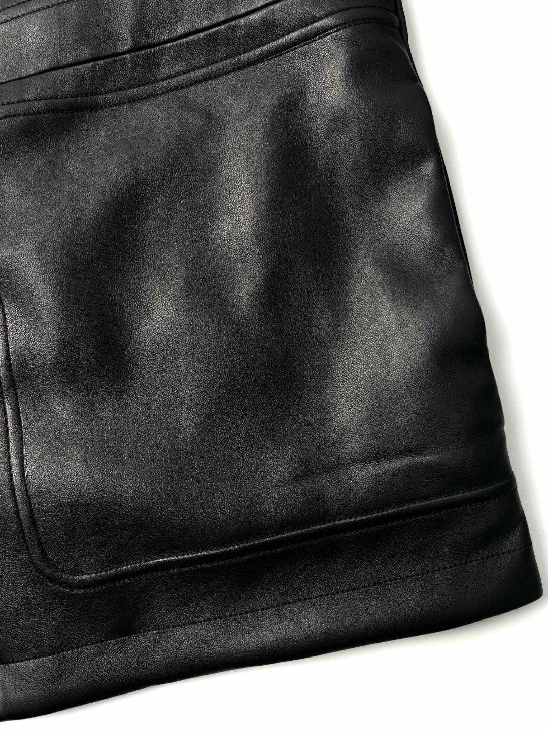 PRADA 普拉达 纯色Logo拉链休闲夹克 皮衣 外套 长袖 黑色 SGC182-1WQ8-F0002-S-231