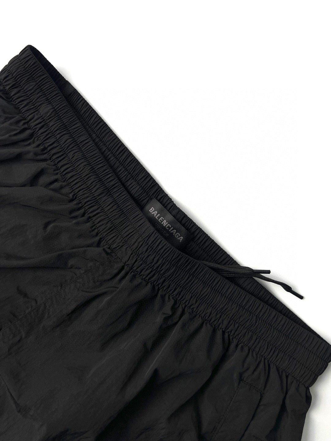 Balenciaga 巴黎世家 字母logo尼龙材质休闲裤 运动裤 长裤 黑色 
