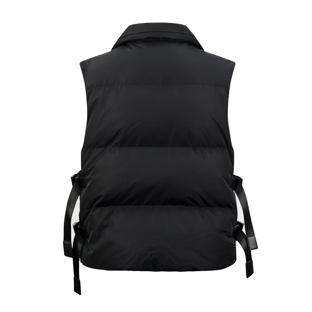 Givenchy 纪梵希 侧面卡扣立领羽绒马甲 羽绒服 外套 秋冬款 黑色