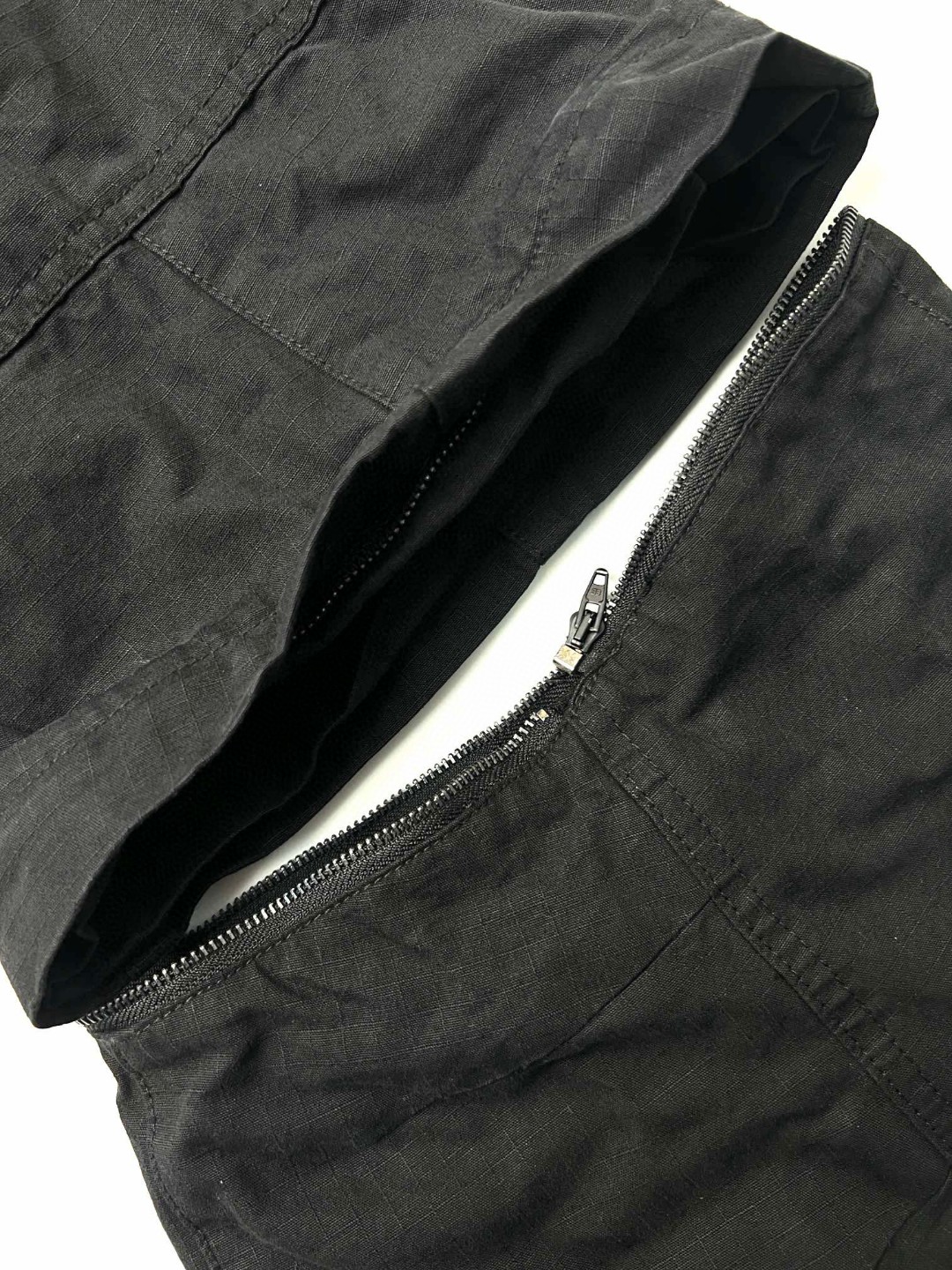 Balenciaga 巴黎世家 FW23 纯色可拆卸两穿喇叭裤 休闲裤 工装裤 长裤 宽松 黑色 768810TKP279509