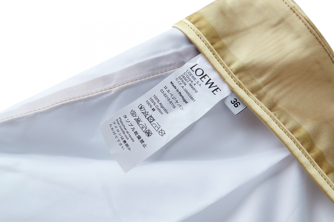 Loewe 罗意威 SS23 二维像素系列 休闲裤 长裤 棕色 S540Y04XEG-3429