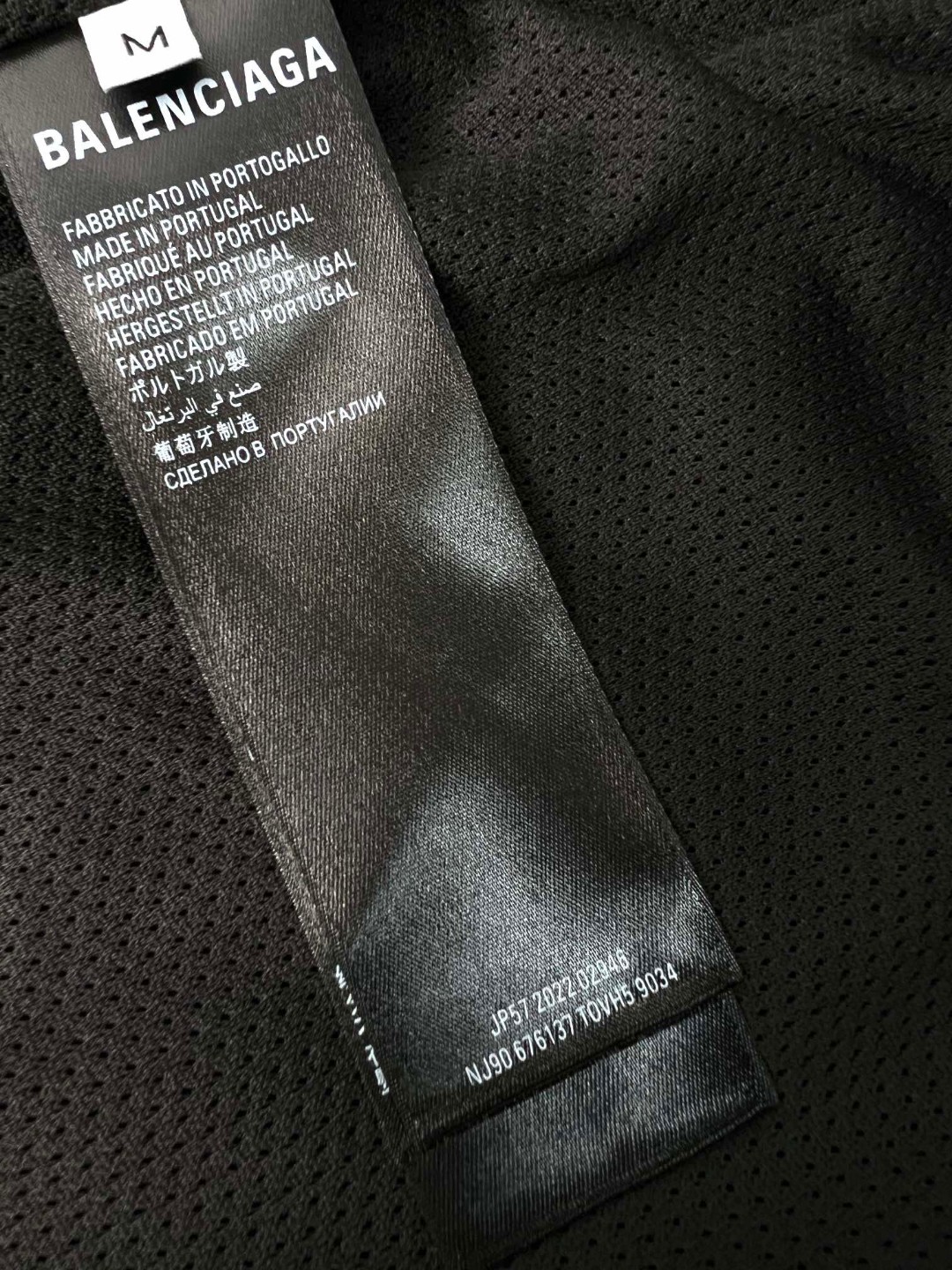 Balenciaga 巴黎世家 SS23 Logo印花立领拉链摇粒绒夹克 长袖 卫衣 外套 男女同款 黑色 755106TJQ321000