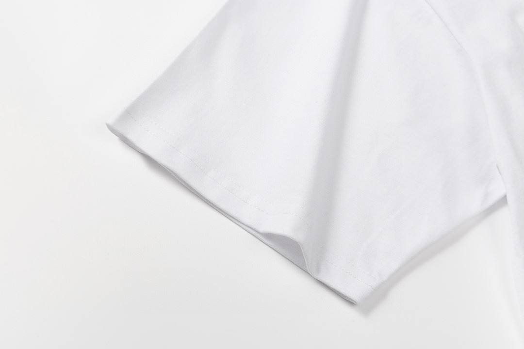 DIOR 迪奥 字母logo印花 圆领 T恤 短袖 夏季 男女同款 白色