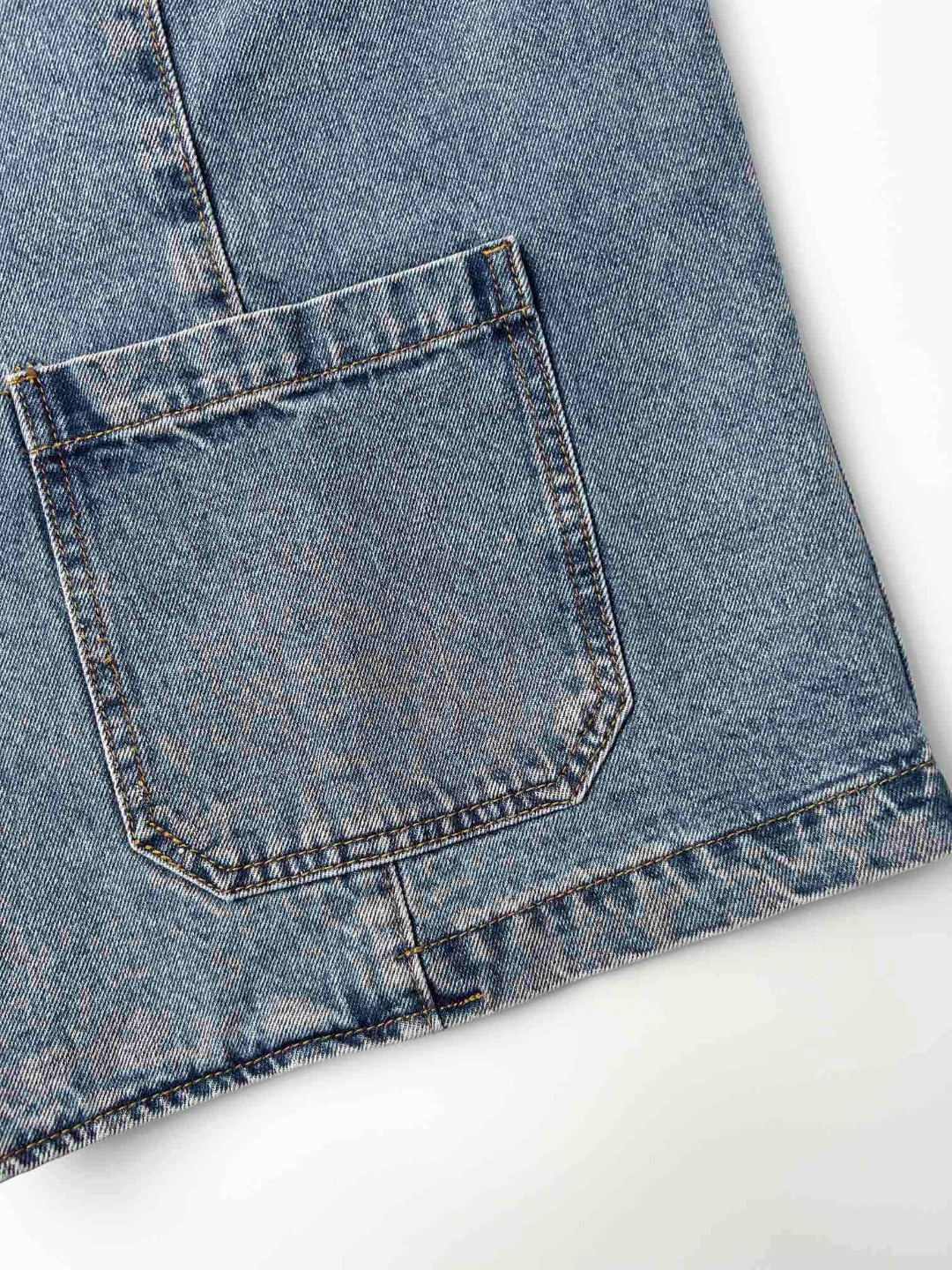 Loewe 罗意威 水洗单宁布Logo贴标 工装夹克 牛仔外套 西装外套 长袖 秋冬 蓝色 H526Y13X07-5970