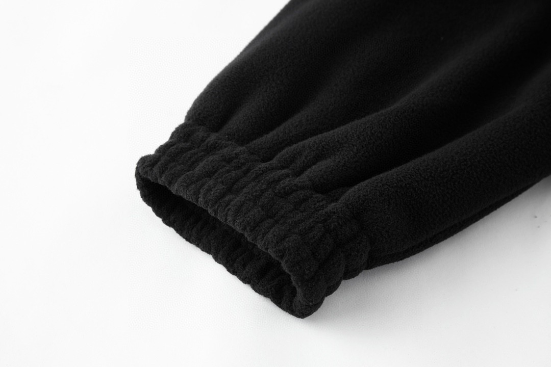 Balenciaga 巴黎世家 FW23 Logo印花拉链摇粒绒夹克 外套 卫衣 长袖 秋冬 黑色 768398TOVV11000