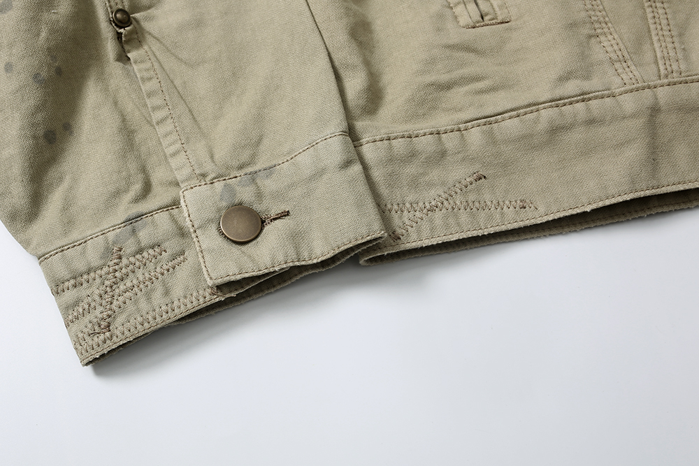 773# MADNESS AGING M503 TRUCKER 25ss 水洗 夹克外 套 男款 卡其