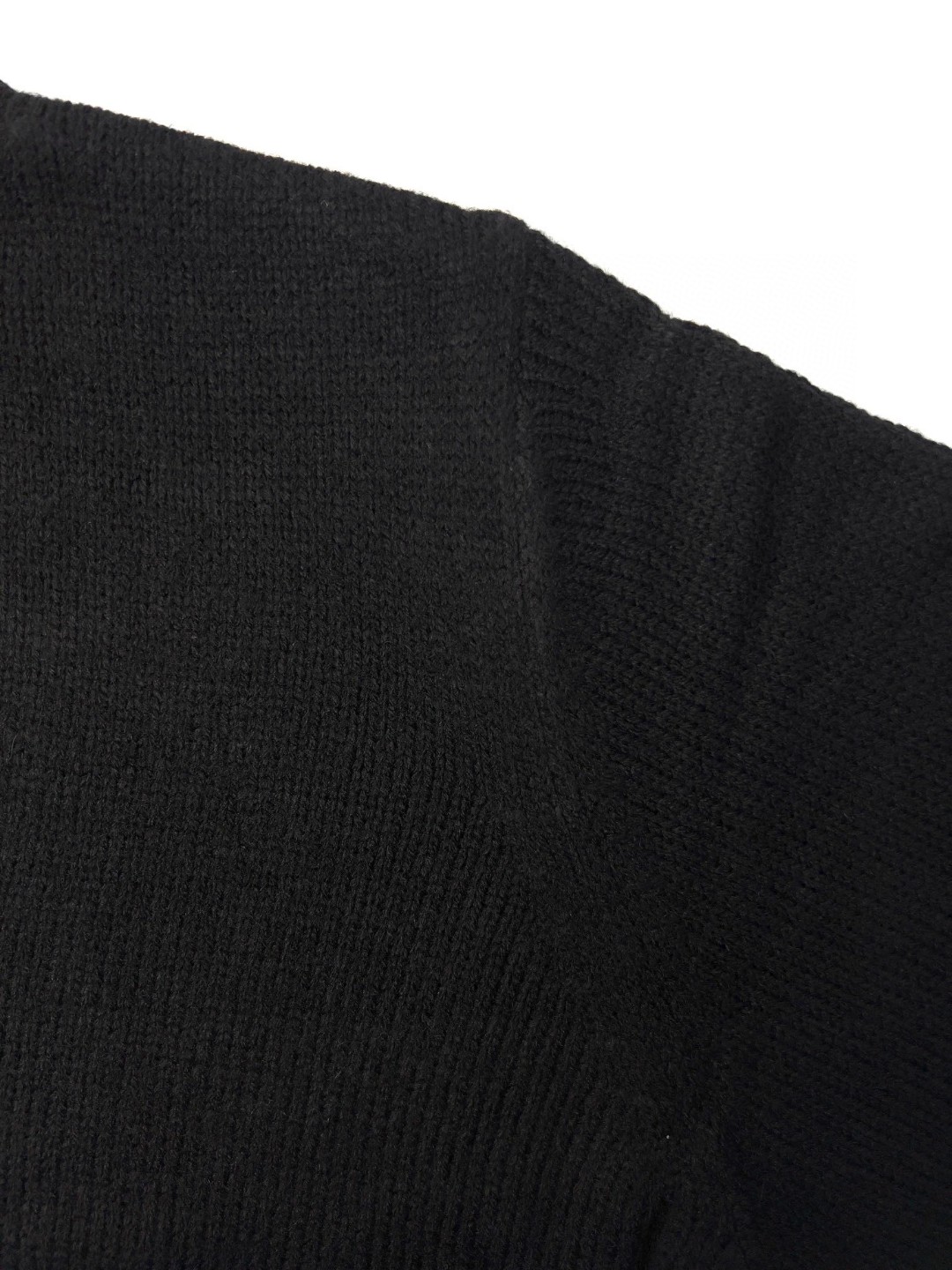 PRADA 普拉达 SS21 字母Logo提花套头毛衣 针织衫 长袖 秋冬款 黑色 UMB223-1YMW-F0002-S-211