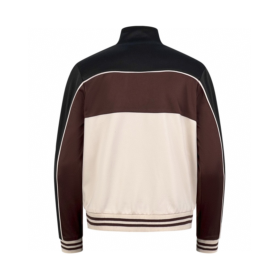 CELINE 赛琳 SS23拼色logo刺绣立领 夹克 外套 长袖 秋冬款 黑白红 2Y43C121O-01ZR