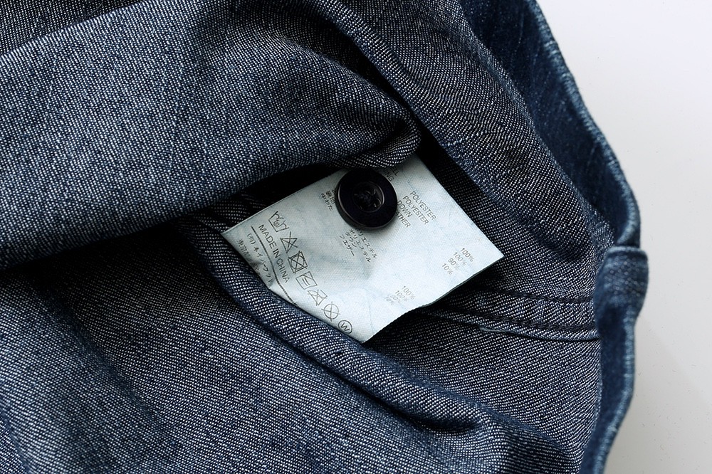 657#MADNESS 纯色工装衬衫 牛仔衣 长袖 外套 秋冬 男女同款 蓝色