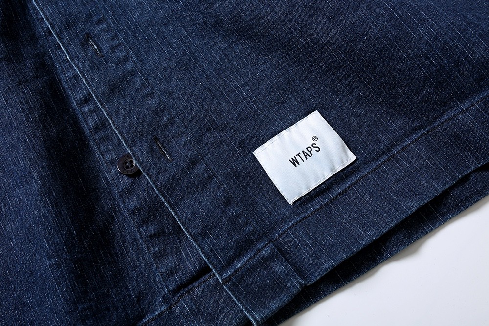 657#MADNESS 纯色工装衬衫 牛仔衣 长袖 外套 秋冬 男女同款 蓝色