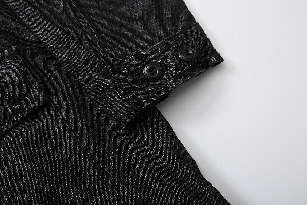 720#MADNESS 后背涂鸦印花工装夹克 牛仔外套 长袖 外套 秋冬 男女同款 黑色