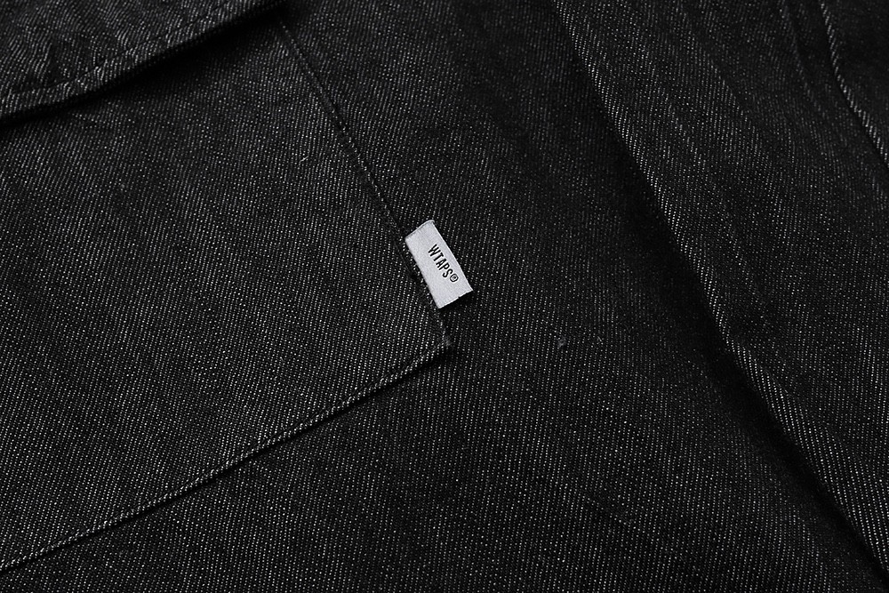 720#MADNESS 后背涂鸦印花工装夹克 牛仔外套 长袖 外套 秋冬 男女同款 黑色