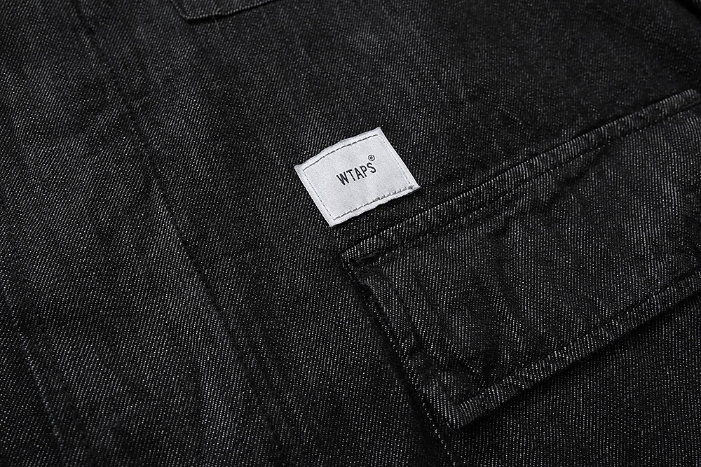 720#MADNESS 后背涂鸦印花工装夹克 牛仔外套 长袖 外套 秋冬 男女同款 黑色