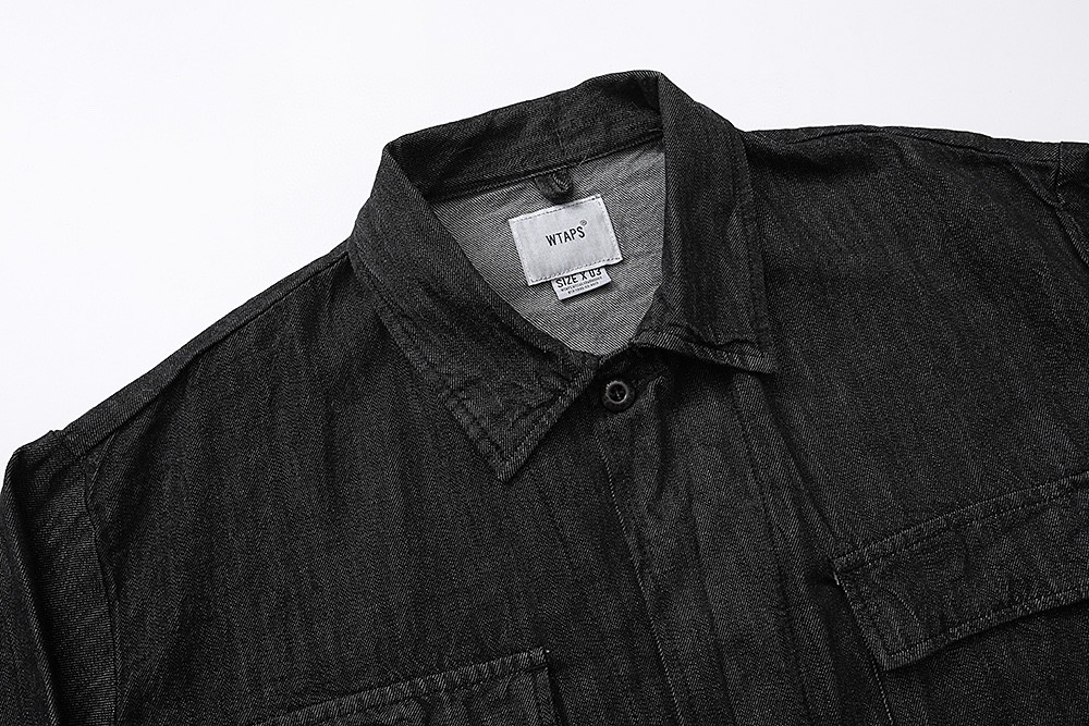 720#MADNESS 后背涂鸦印花工装夹克 牛仔外套 长袖 外套 秋冬 男女同款 黑色