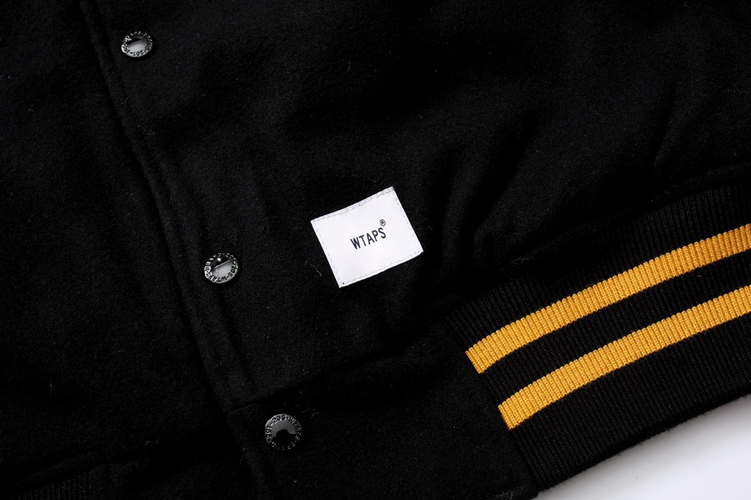 732#MADNESS 元旦限定皮面拼接棒球服 夹克 长袖 外套 秋冬 男女同款 黑色