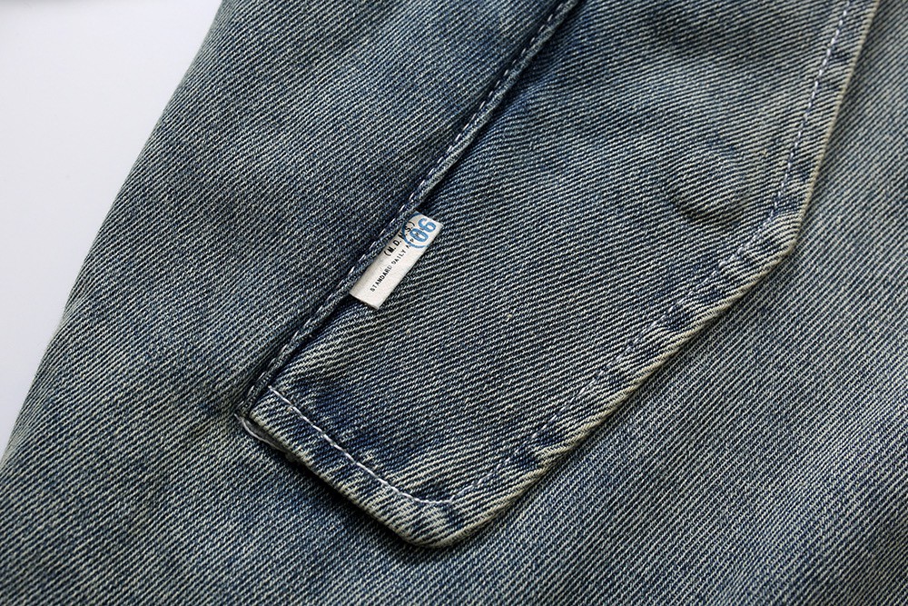 717#MADNESS 水洗做旧拉链夹克 牛仔外套 长袖 外套 秋冬 男女同款 蓝色