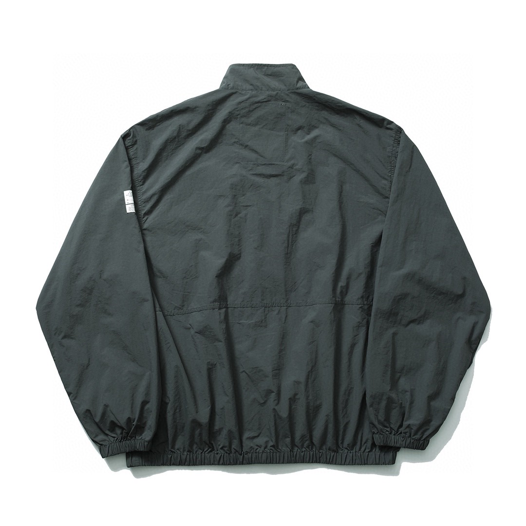 714#MADNESS 拼色宽松风衣 夹克 长袖 外套 秋冬 男女同款 灰色 黑色