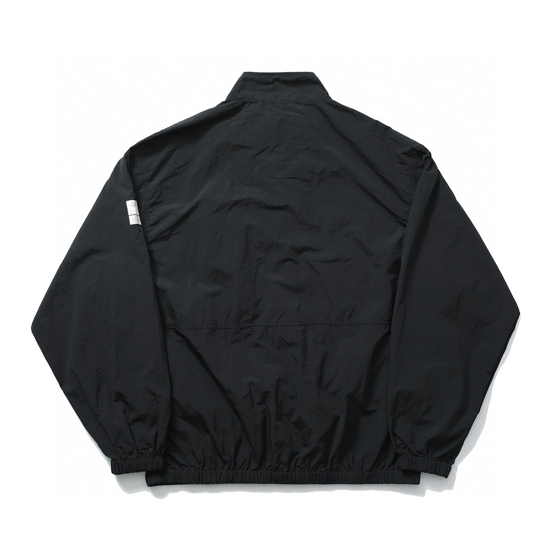 714#MADNESS 拼色宽松风衣 夹克 长袖 外套 秋冬 男女同款 灰色 黑色