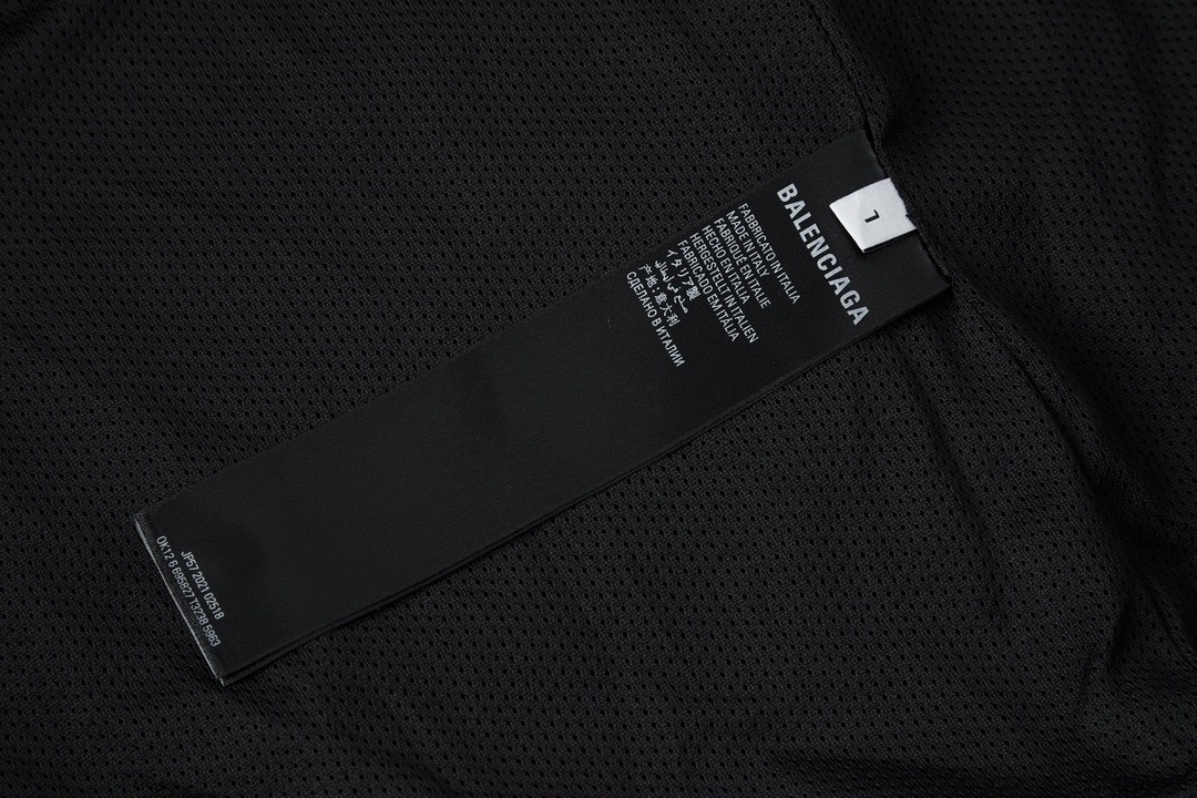 Balenciaga 巴黎世家 adidas originals 联名款 SS22 Logo印花条纹边运动衣 夹克 外套 黑色 712280TNQ221000