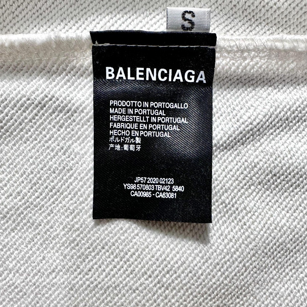 Loewe 罗意威 纯色水钻字母印花卫衣 圆领 长袖 秋冬 白色