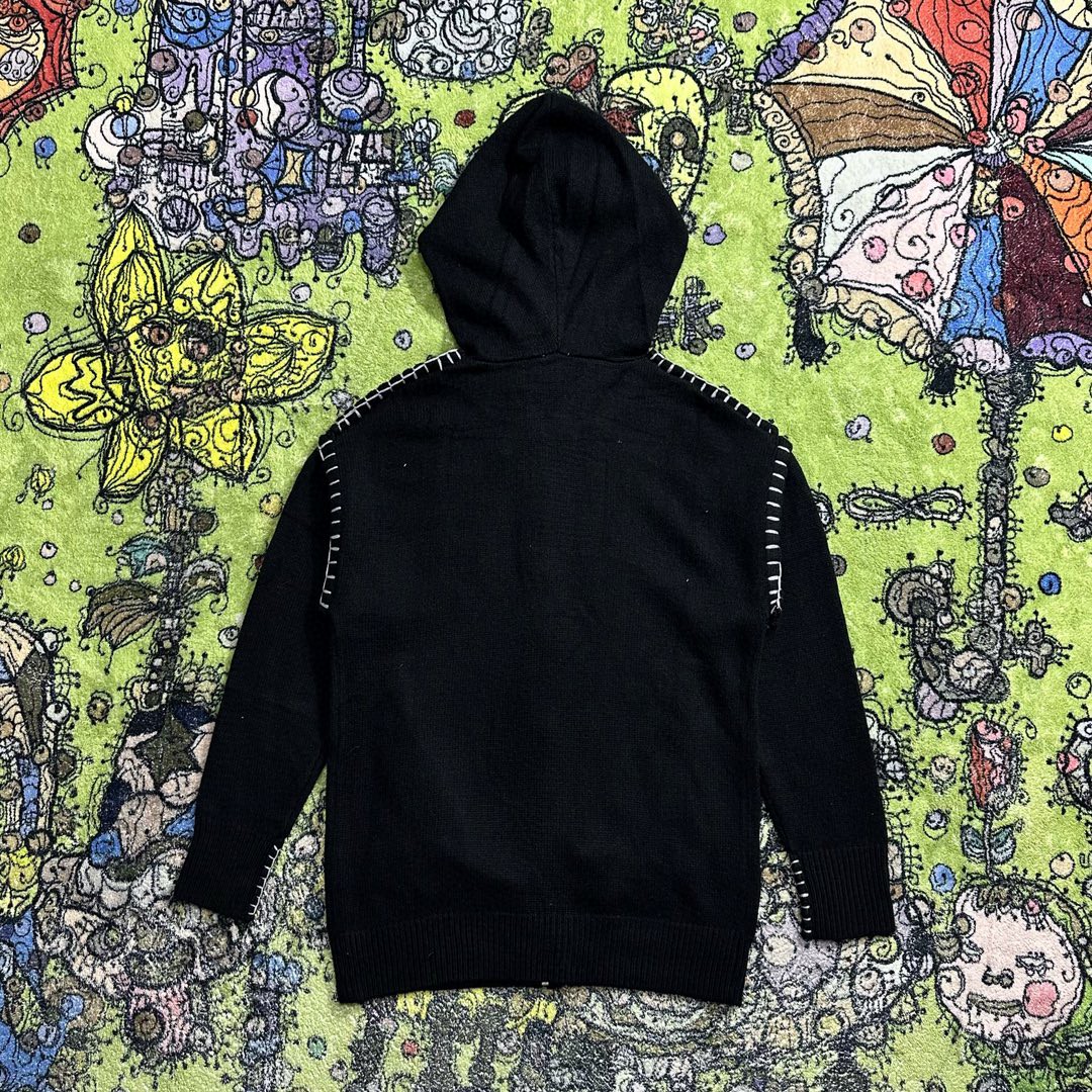 Loewe 罗意威 纯色明线拉链毛衣 开衫 秋冬 黑色 