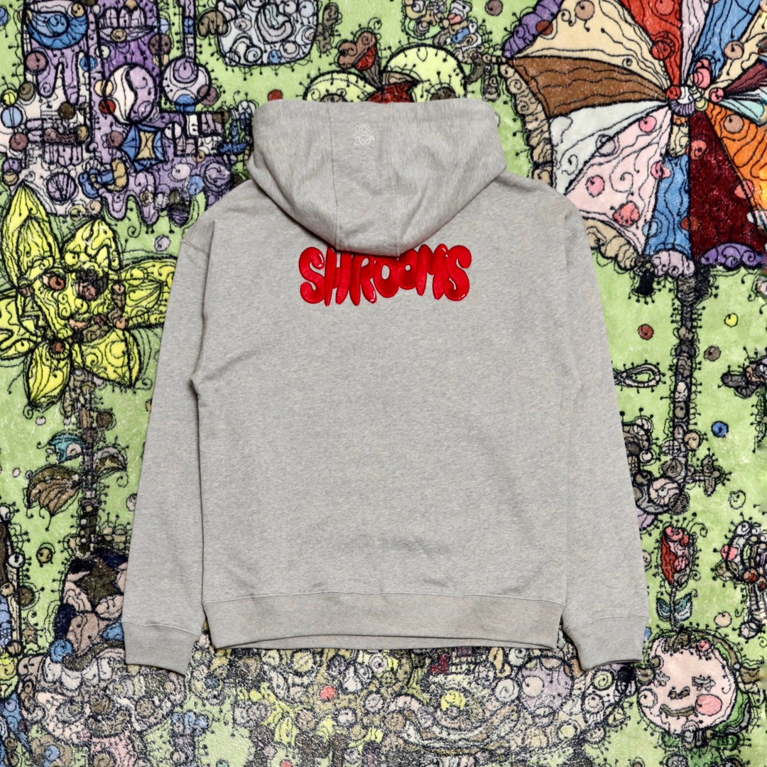 Loewe 罗意威 字母刺绣抽绳连帽卫衣 卫衣 秋冬 灰色 H526Y25X33-1440