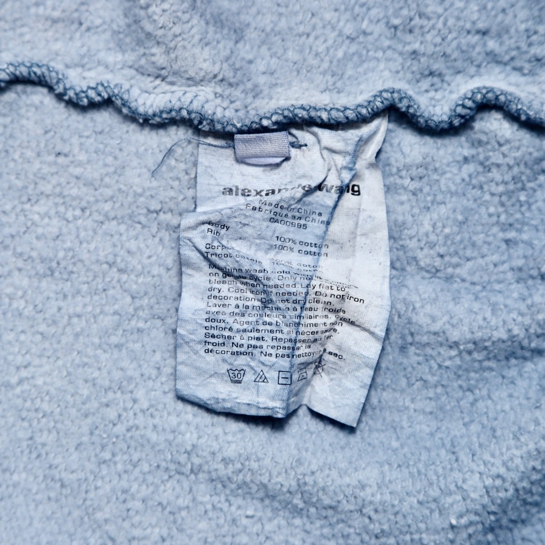 Loewe 罗意威 水洗字母水钻连帽卫衣 卫衣 秋冬 蓝色