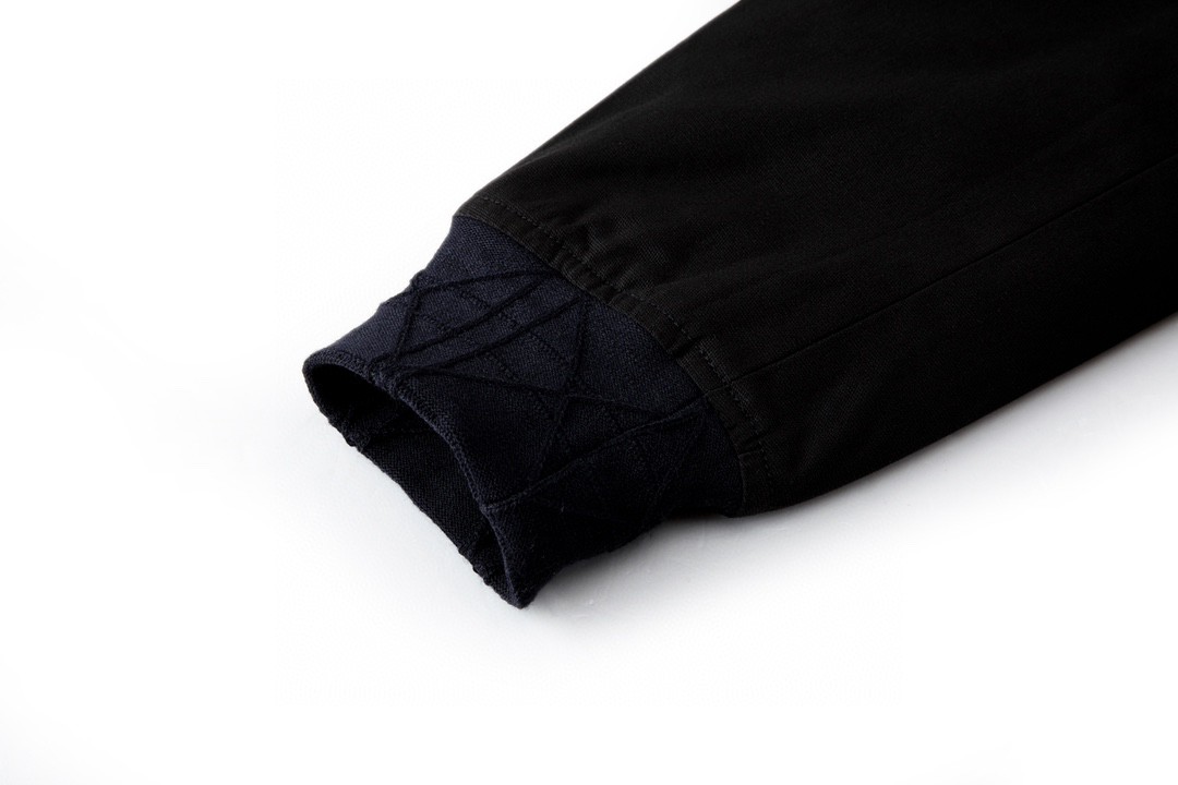 DIOR 迪奥 纯色翻领拉链牛皮夹克 麂皮 外套 长袖 秋冬款 煤炭