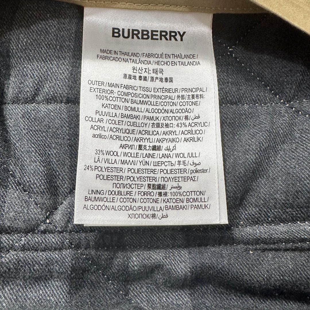 Burberry 巴宝莉 纯色可拆卸毛领菱格棉服 夹克 外套 长袖 秋冬款 棕色 80488231