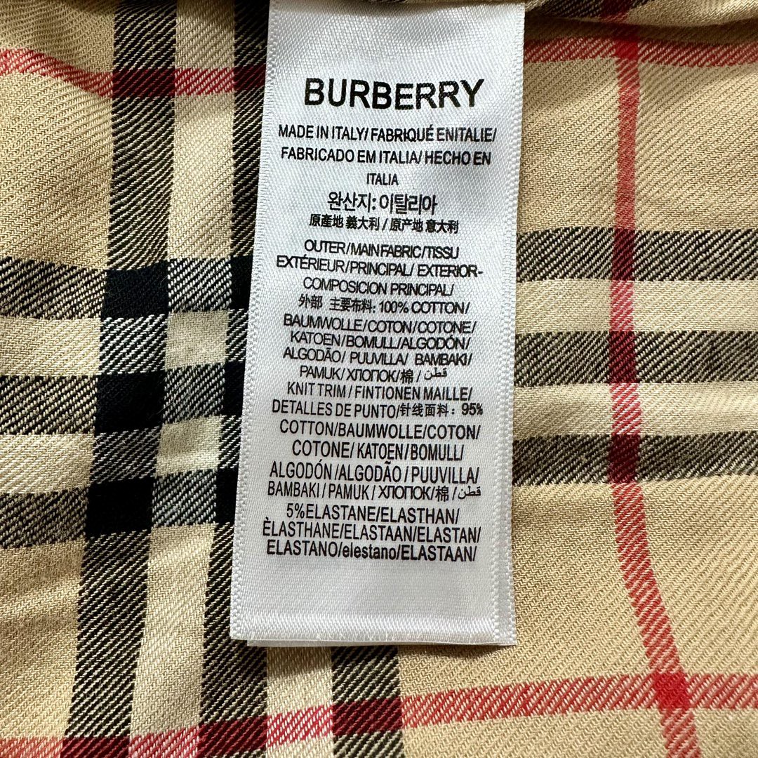 Burberry 巴宝莉 战马刺绣图案拼接格纹拉链连帽卫衣 秋冬卫衣 外套 长袖 男女同款 灰色 40155601