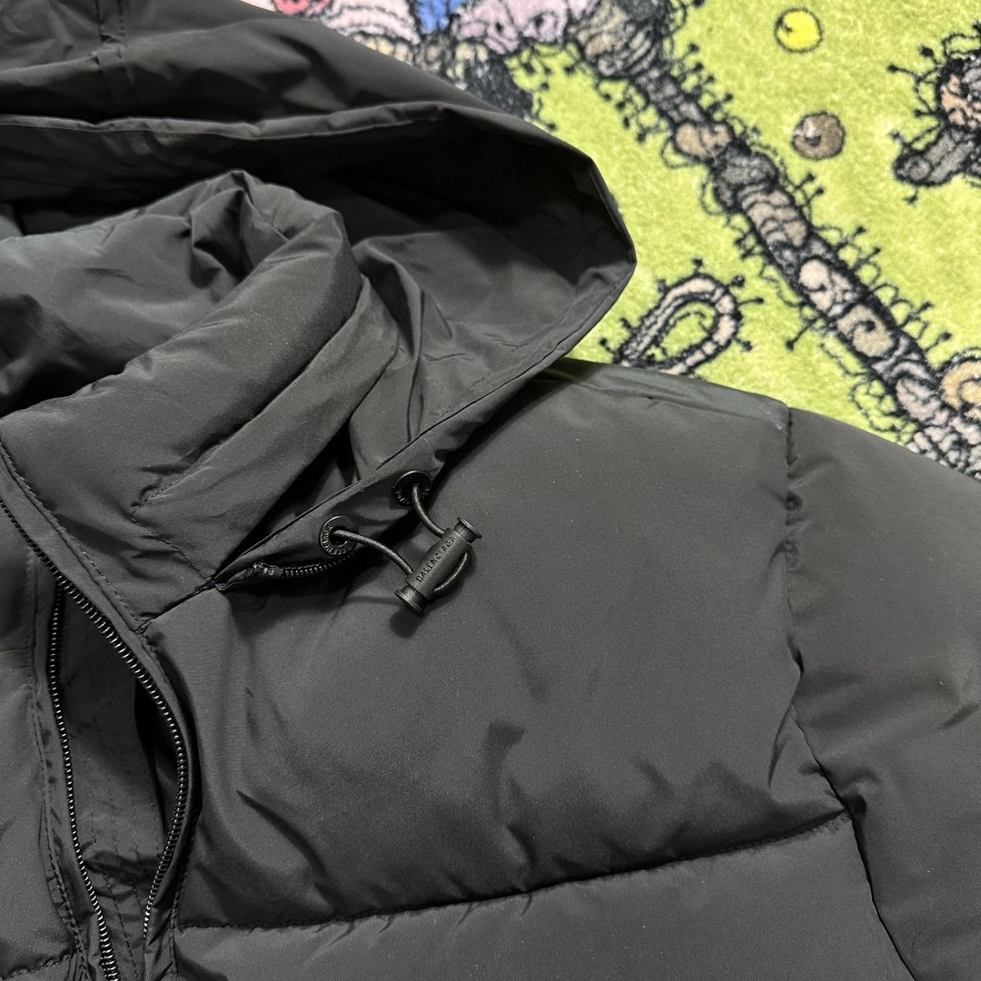 Balenciaga 巴黎世家 字母logo印花 羽绒服 外套 保暖 长袖 黑色 758046TYD361000