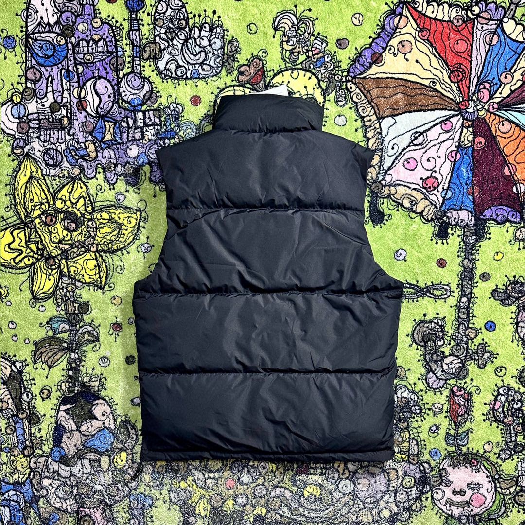 Balenciaga 巴黎世家 刺绣字母logo立领马甲 羽绒服 外套 保暖 黑色 