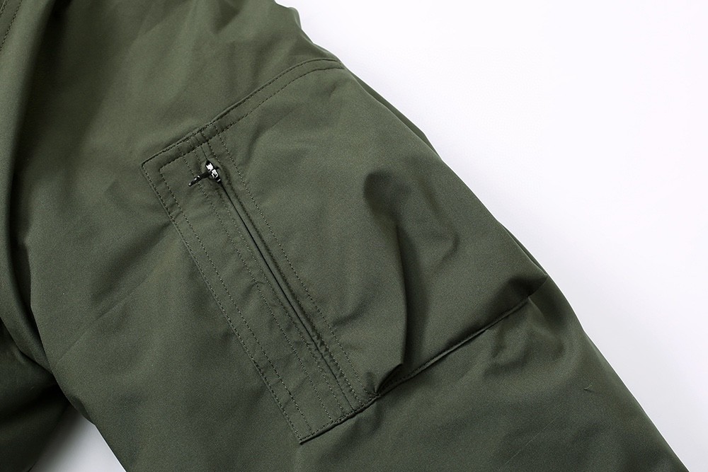 734#MADNESS Nanamica 纯色连帽羽绒服 中长款 外套 长袖 冬季 黑色 绿色 