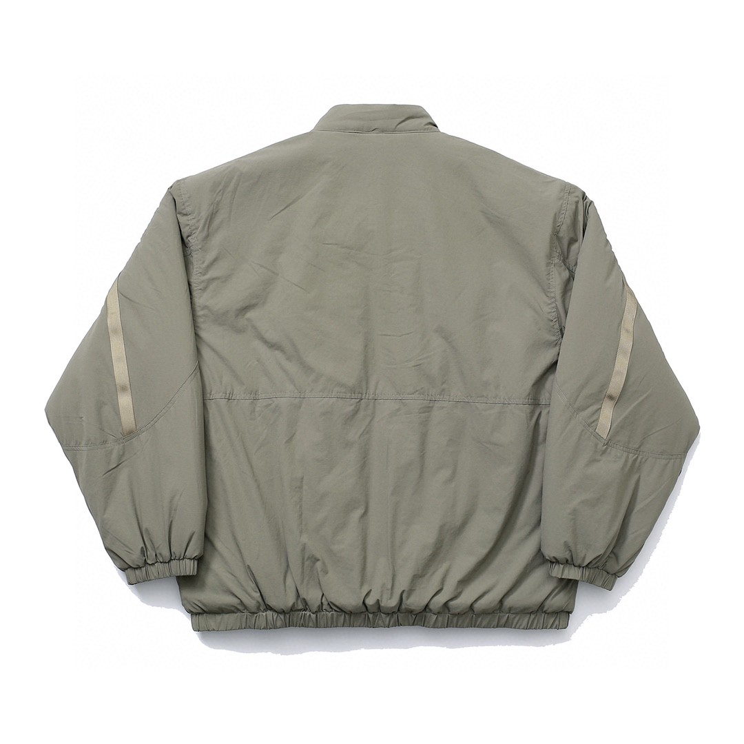 738#MADNESS 加厚夹棉运动服外套 夹克 棉服 长袖 秋冬季 休闲 男女同款 灰绿色 