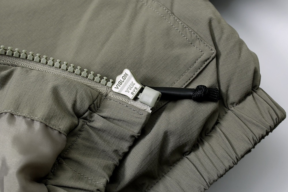 738#MADNESS 加厚夹棉运动服外套 夹克 棉服 长袖 秋冬季 休闲 男女同款 灰绿色 