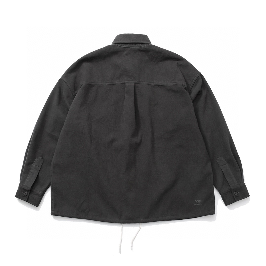 649# MADNESS 日系 加厚 绒面 衬衫 外套 长袖 秋冬季 休闲 男女同款 灰色