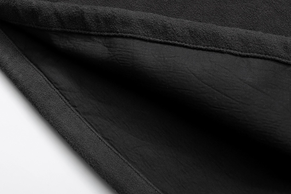 649# MADNESS 日系 加厚 绒面 衬衫 外套 长袖 秋冬季 休闲 男女同款 灰色