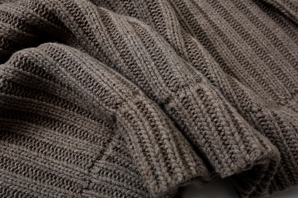 #504 WTAPS 纯色徽标 毛衣 圆领 套头 秋冬 男女同款 灰色 绿色