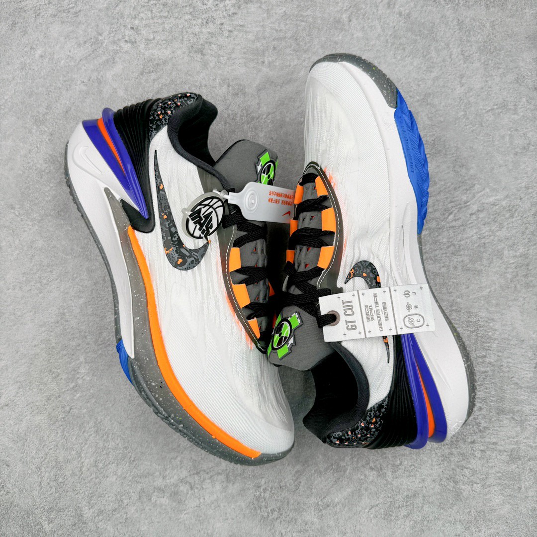 滅世 GT Cut 2.0 低筒 全掌 气垫 防滑耐磨 籃球鞋 實戰鞋 球鞋 波鞋 男鞋 白黑 FN8890-101