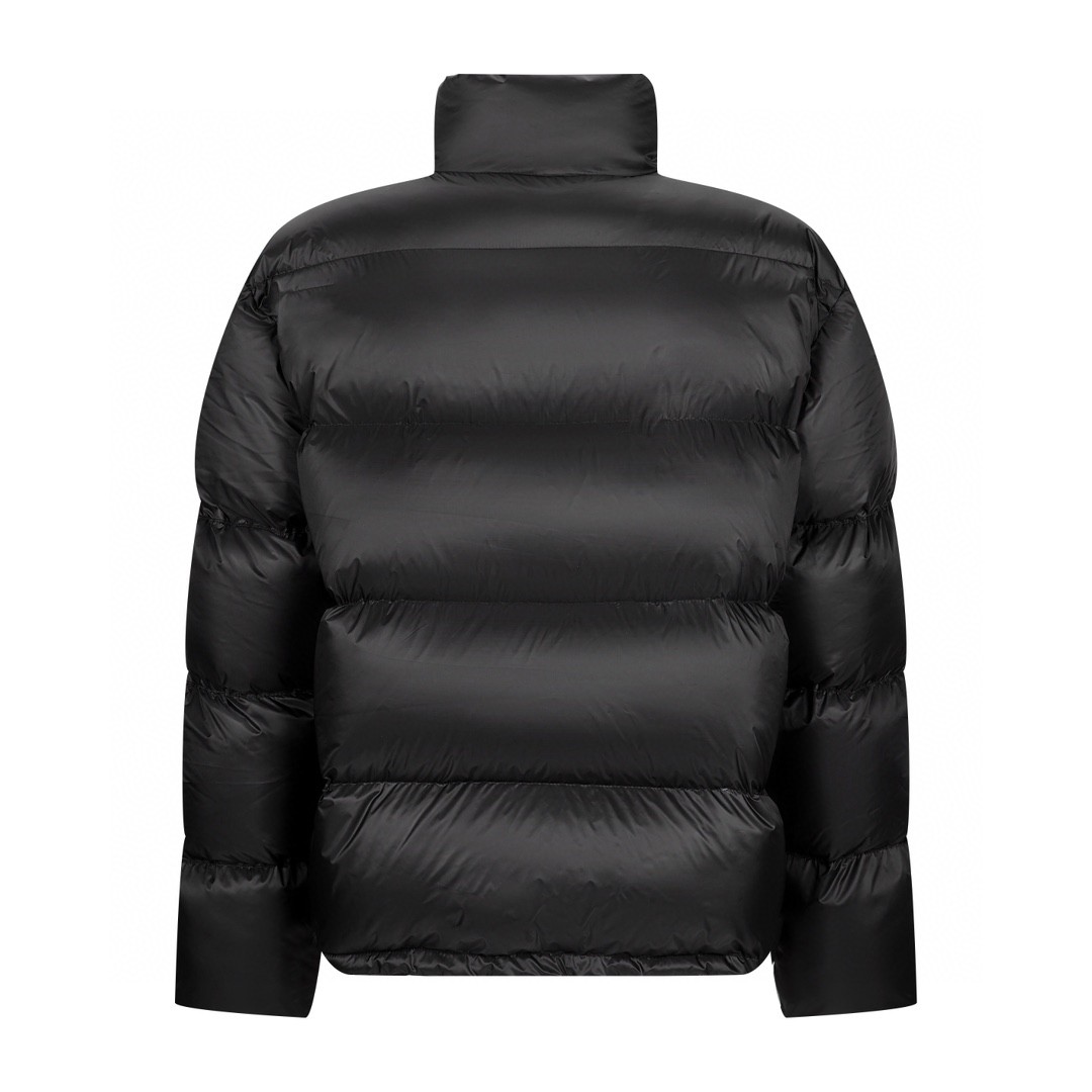 Balenciaga 巴黎世家 纯色字母Logo立领滑雪棉服 外套 保暖 长袖 冬季 黑色