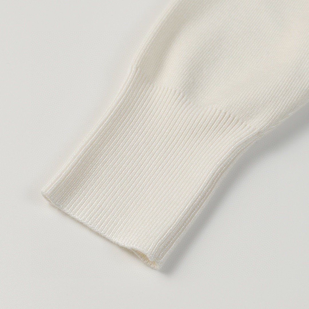 Moncler 蒙口 斜纹针织拼接立领羽绒服 夹克 保暖 外套 白色 9B00012M1131030