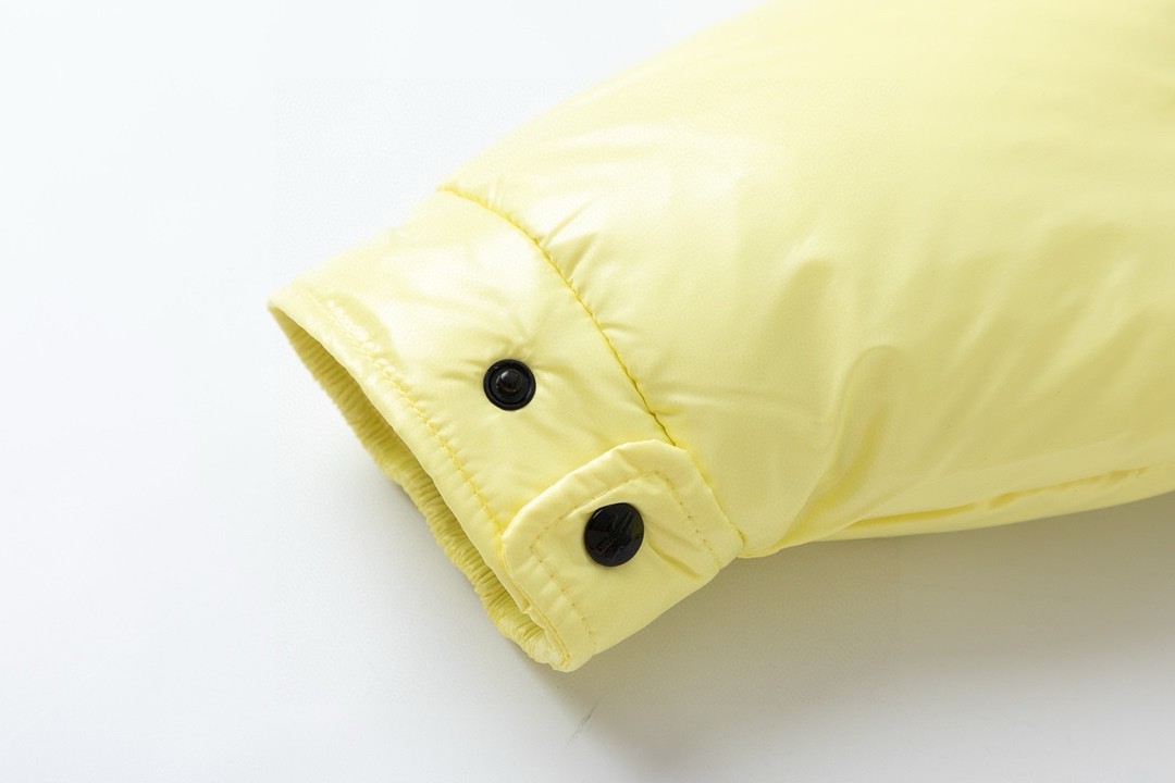 Moncler 蒙口 FRGMT 藤原浩 联名款 大口袋字母Logo羽绒服 保暖 外套 黄色 I209U1A00019M3078110