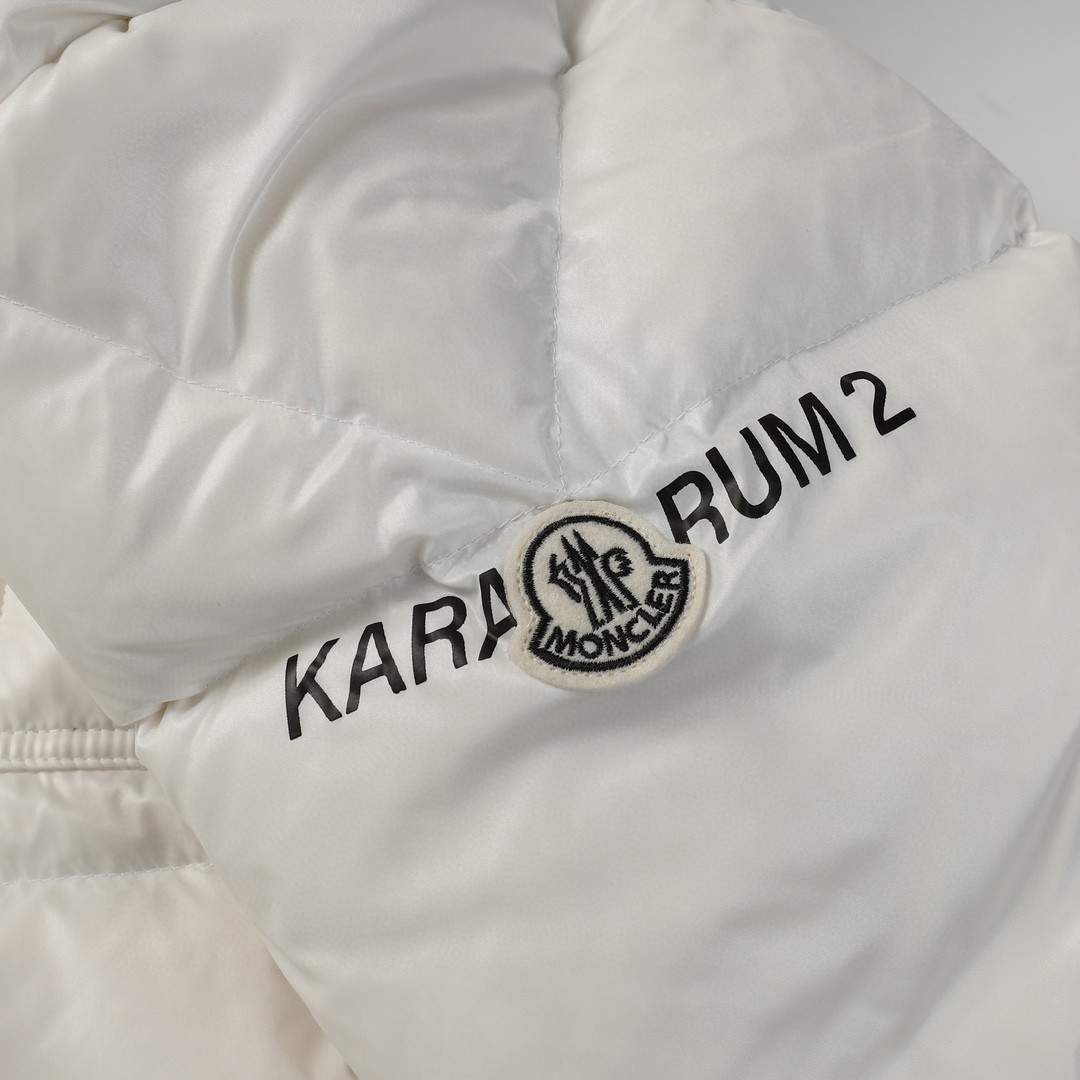 Moncler 蒙口 FRGMT 藤原浩 联名款 大口袋字母Logo羽绒服 保暖 外套 白色 I209U1A00019M3078032 