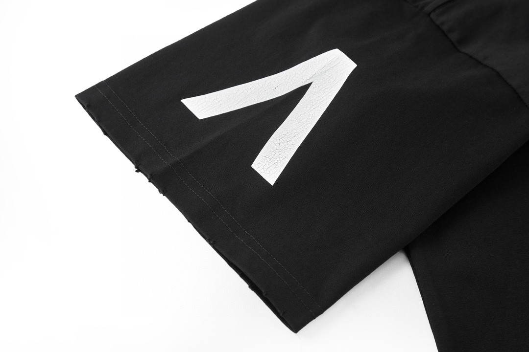 Balenciaga 巴黎世家 爆裂音乐限定 字母logo印花 短袖 T恤 圆领 夏季 男女同款 黑色 739028TQVA11569