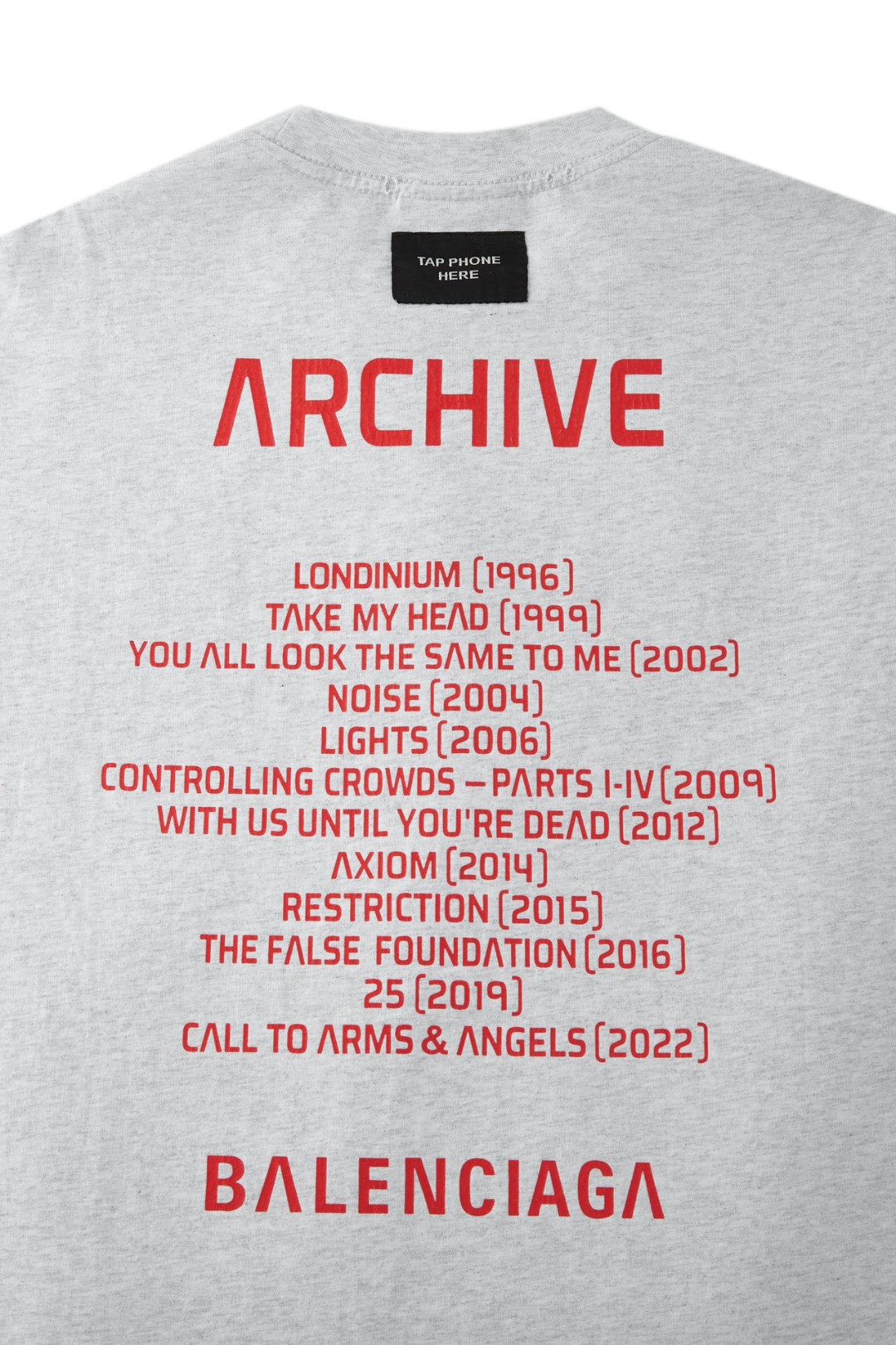 Balenciaga 巴黎世家 爆裂音乐限定卫衣 长袖 秋冬 男女同款 白色