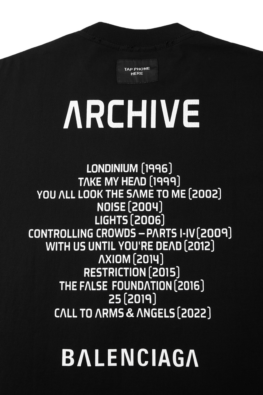 Balenciaga 巴黎世家 爆裂音乐限定卫衣 长袖 秋冬 男女同款 黑色