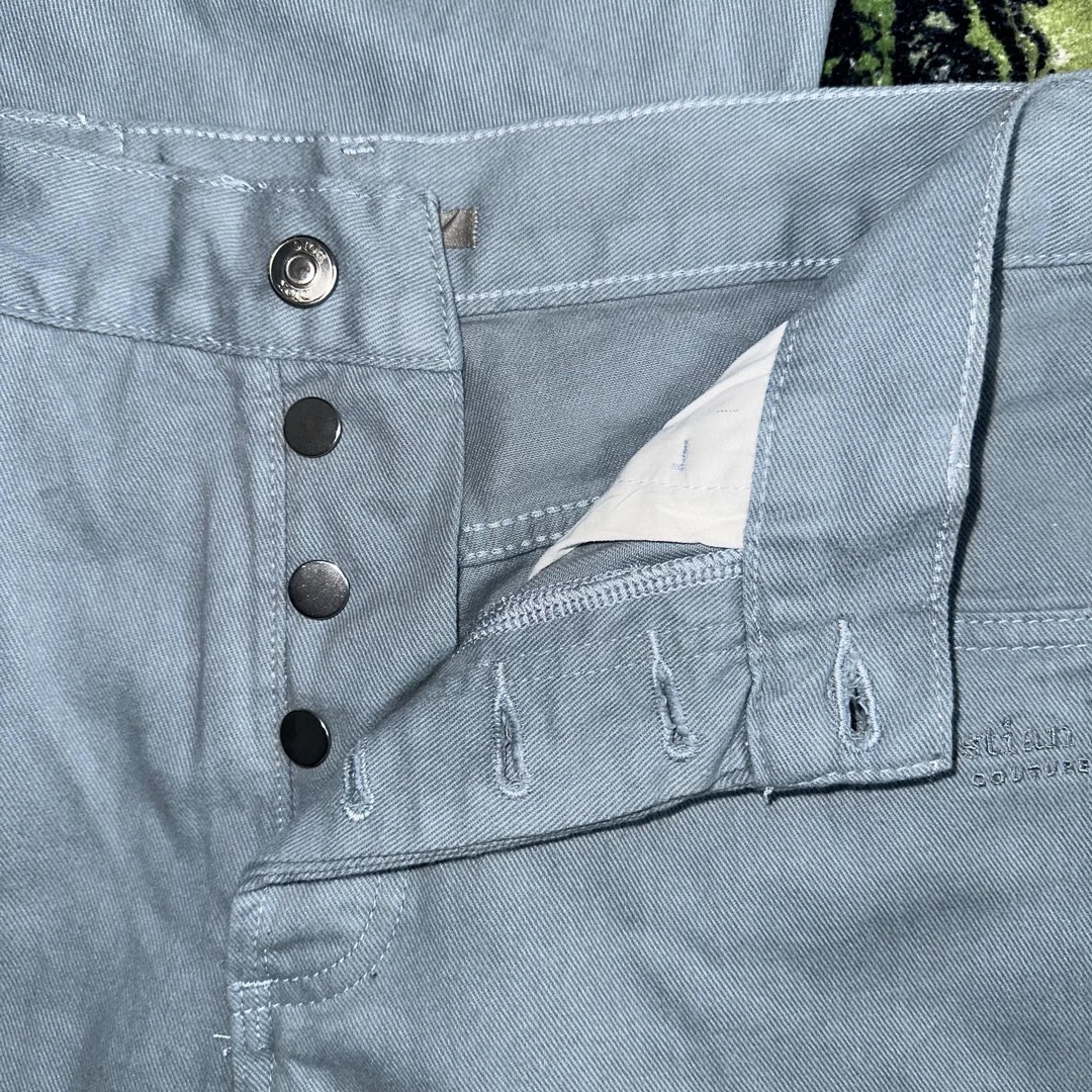 DIOR 迪奥 刺绣字母logo牛仔裤 休闲裤 长裤 裤子 蓝色